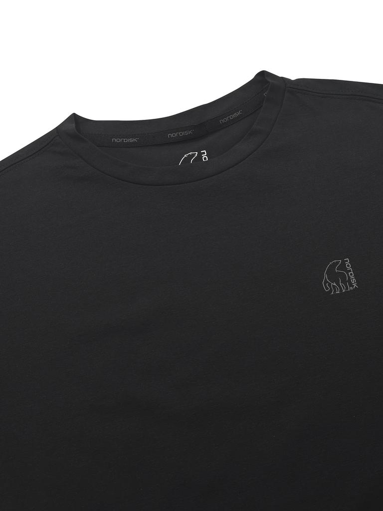 NORDISK Lnt Sorona Graphic Crop Short Sleeve T-Shirt - W_Black