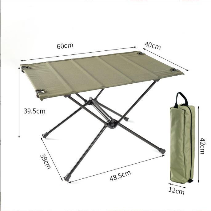Ultra-Light Aluminum Folding Table & Stool for Outdoor Camping & Picnics
