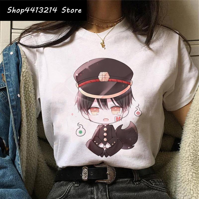 Hanako Kun T Shirt Women Japanese Anime Summer Tops Toilet Bound Funny Cartoon TShirt Harajuku Unisex Tshirt Female New