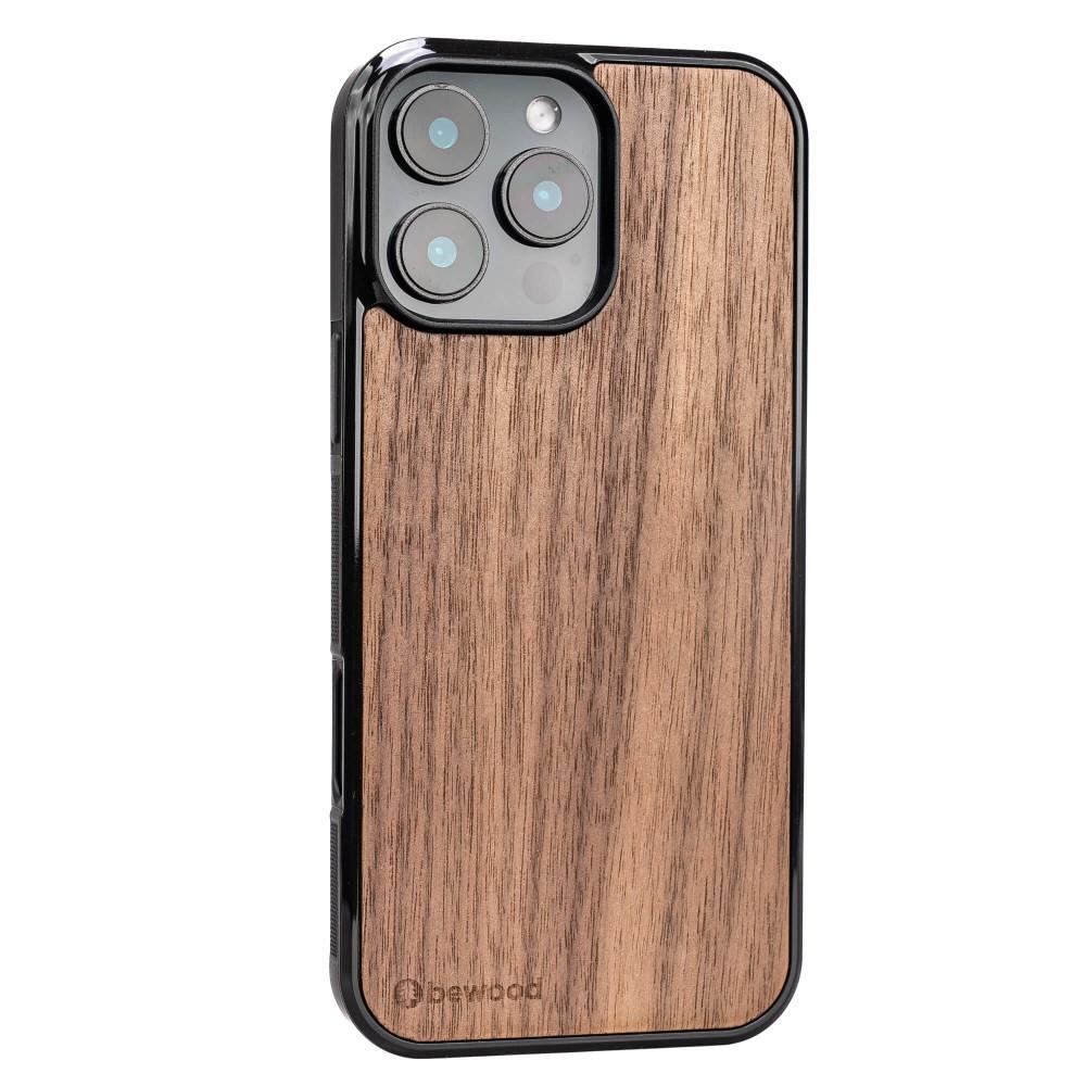 Bewood Wooden Case for iPhone 16 Pro Max American Walnut