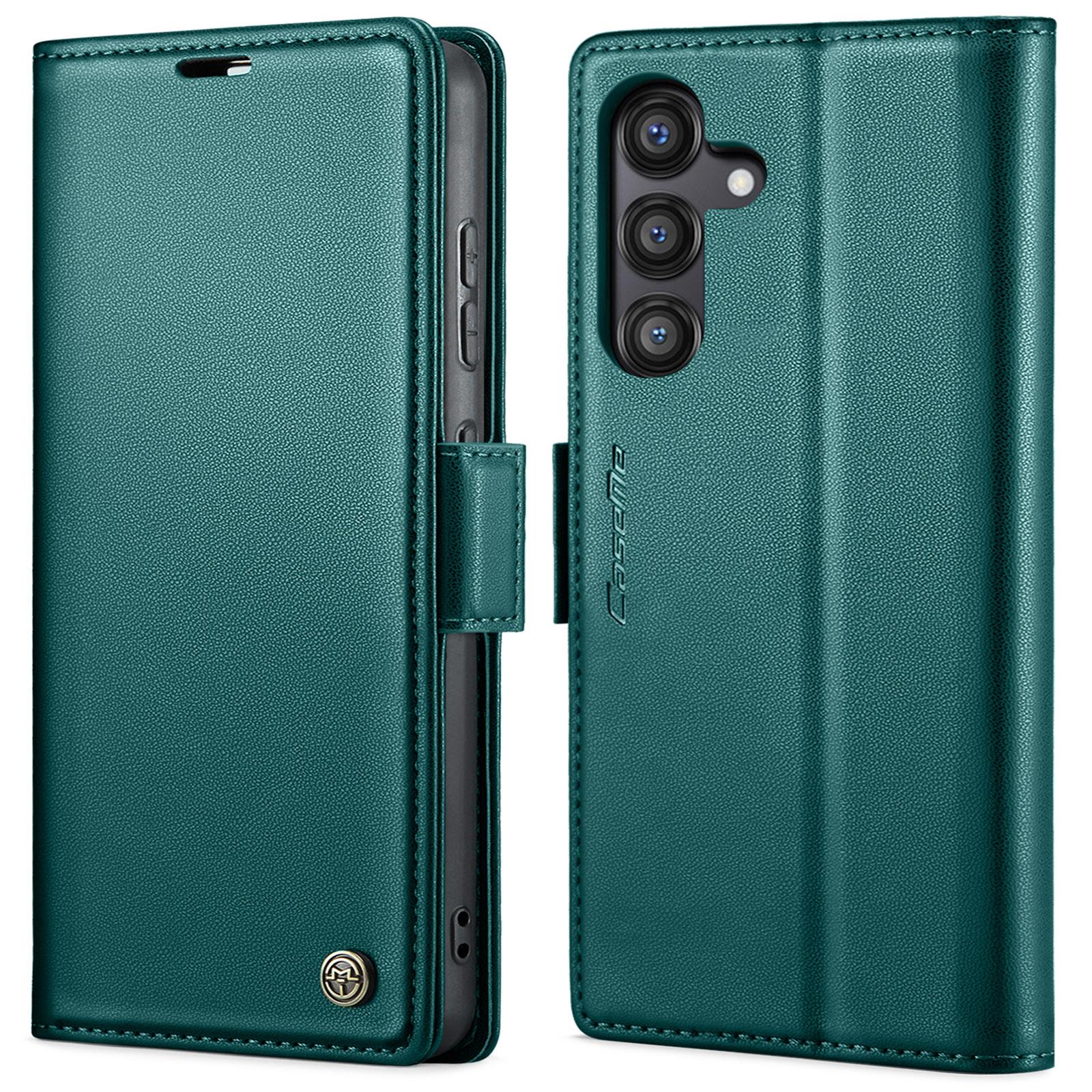 

Шкіряний чохол CASEME 023 з блокуванням RFID та 3 слотами для карток для Samsung Galaxy S24 FE D