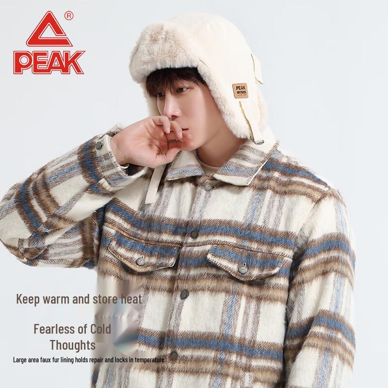 

Пиковая унисекс зимняя шапка-ушанка One Size