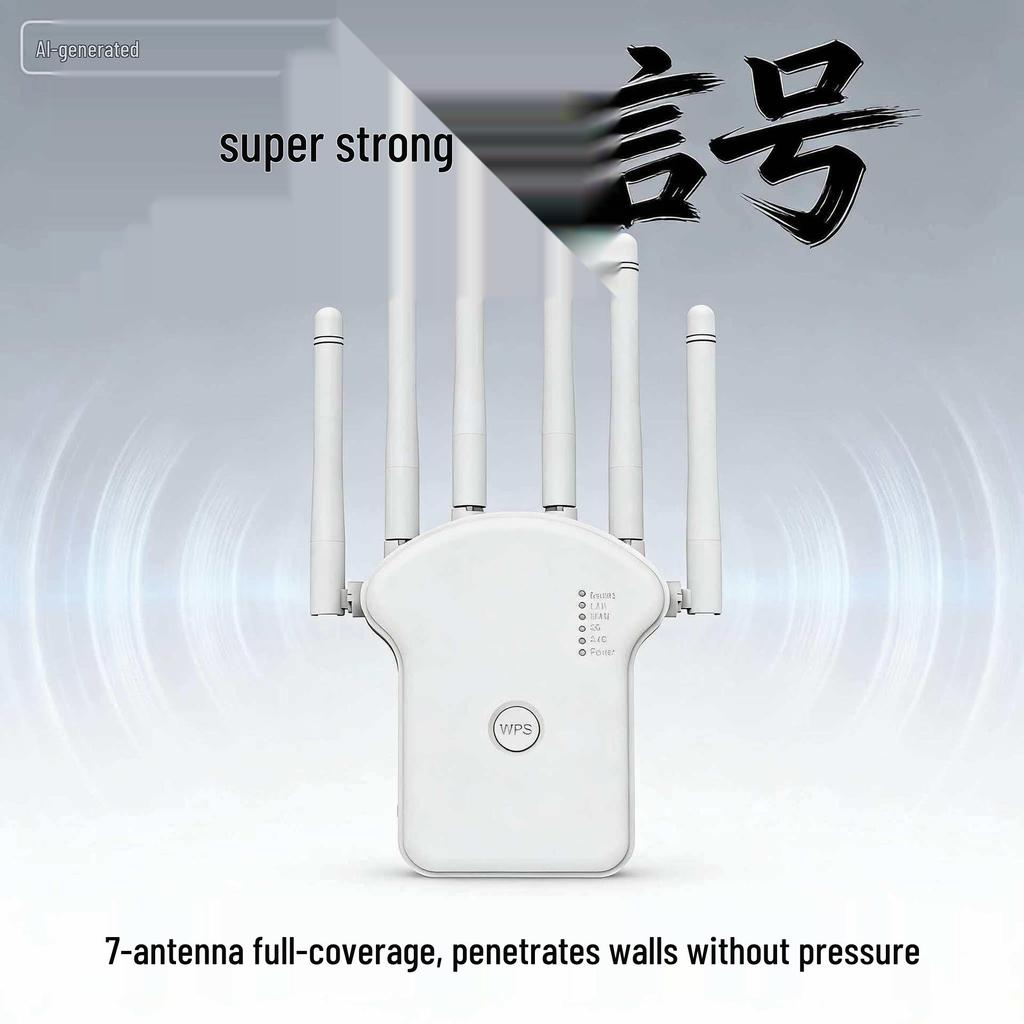 Dual-Band WiFi Repeater: One-Key Boost for Lag-Free, High-Speed Connections