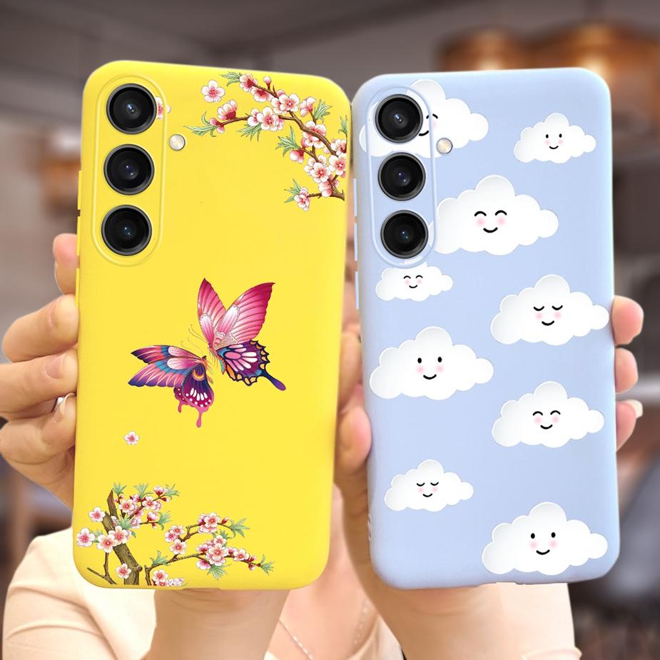 For Samsung Galaxy S23 FE Case S23+ Cute Dinosaur Cartoon Cover Soft TPU Phone Case For Samsung S23 Plus S 23 Ultra S23FE Bumper