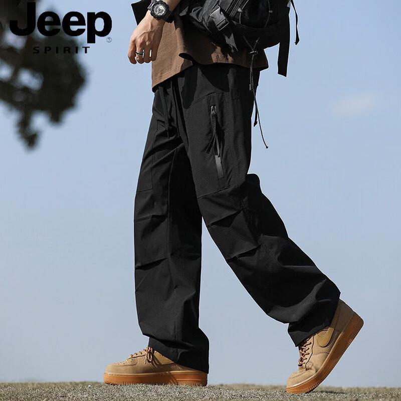 JEEP SPIRIT Men s Windproof Waterproof Outdoor Cargo Pants 4XL