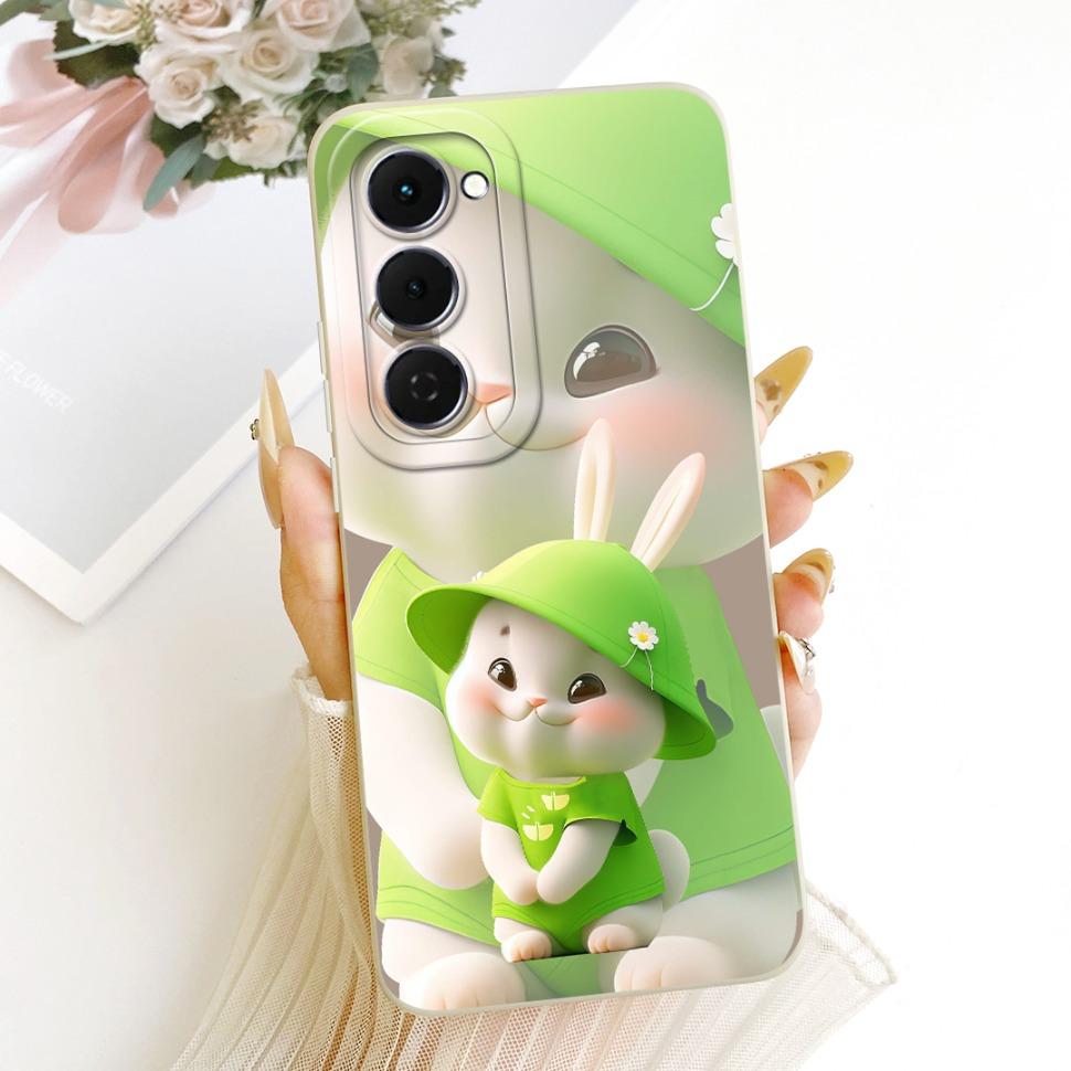 Lovely Rabbit Case For Tecno Spark 40 Pro Plus Cases Silicone Soft Cover For Spark 40 Spark40 Pro Plus 40Pro+ Shell Capas