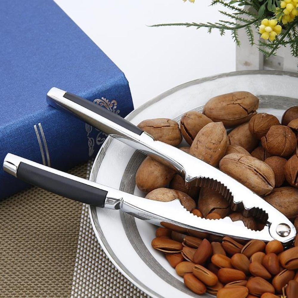 Zinc Zinc Zinc Alloy Walnut Plier Serrated Anti-slip Design Crab Cracker Nut Clip Nut Peeler Kitchen Gadgets