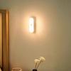 Wireless LED Motion Sensor Night Light with Rechargeable Magnetic Charging Voice Control Home Hallway Wall and Staircase