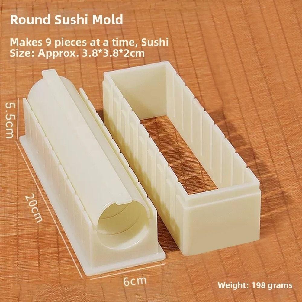 Lebensmittelechte Sushi-Maker-Ausrüstung Runde/Quadratische/Herzförmige Schnelle Sushi-Rolle für die Heimküche