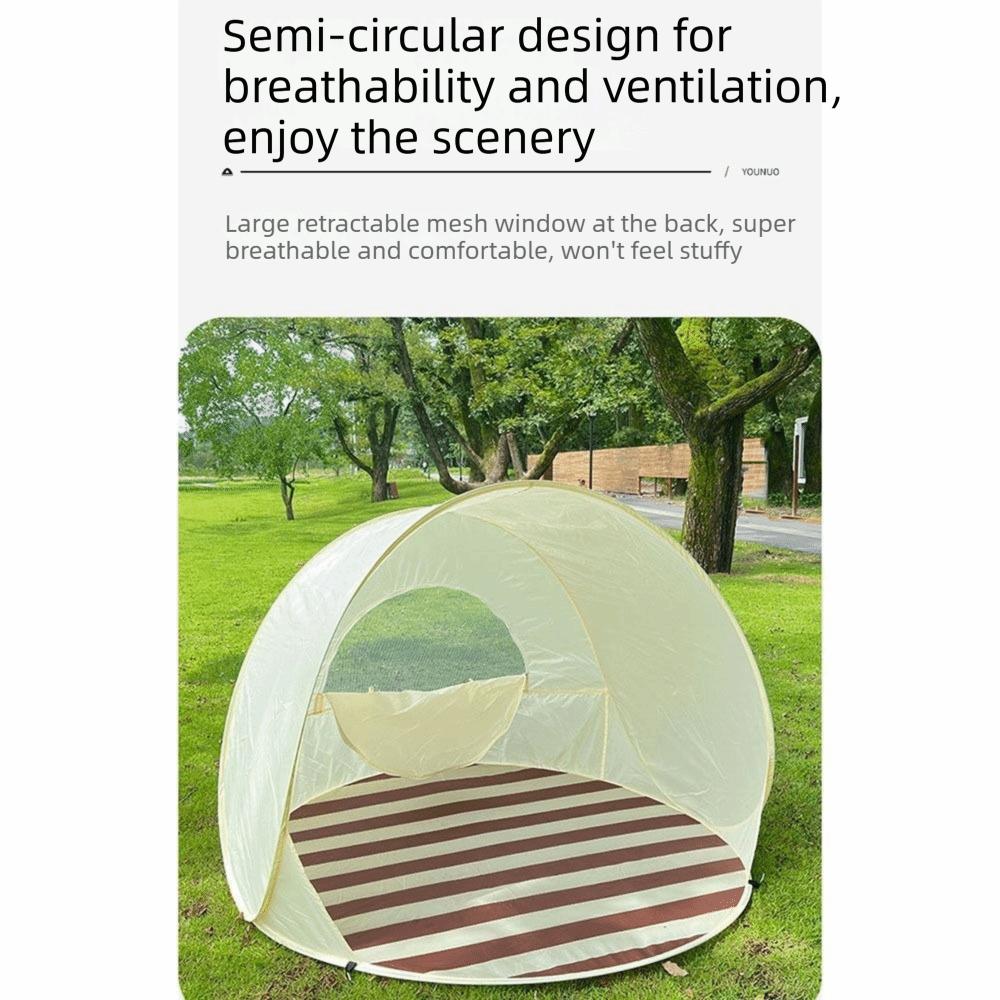 Szybko rozkładany namiot plażowy Pop-Up dla 3-4 osób Łatwy do rozłożenia Namiot kempingowy Otwierany jednym kliknięciem Osłona przeciwsłoneczna do użytku na plaży