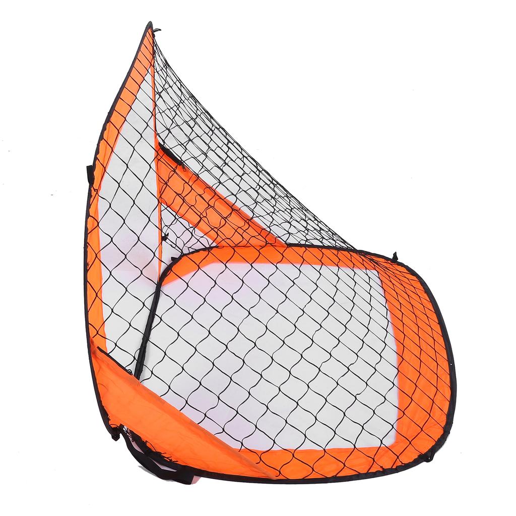 Soccer Net Oxford Cloth Polyester Portable Foldable Soccer Goal with Stainless Steel Ground Pegs Strong Rods for Kids