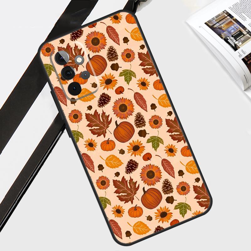 Autumn Pumpkins Case For Samsung Galaxy A06 A56 A36 A26 A16 A54 A34 A14 A12 A22 A32 A52 A13 A53 A15 A35 A55