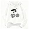 Girls' Stylish Cherry Children's Hoodie Sweatshirt Cute Harajuku Hoody for Boys Girls Autumn Spring Casual Hoodies