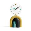 Retro and Novel Office Desk Clock Frosted Texture Table Clock Dormitory Desk Furnishing Living Indoor Room Home Decor Die Uhr