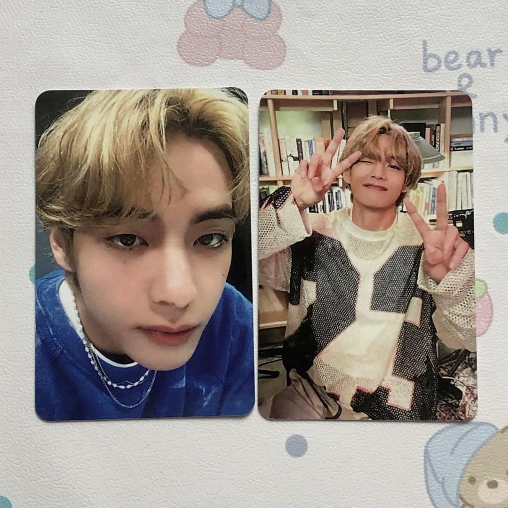 [USED] BTS V Taehyung Layover Bonus Sanok Trading Card Set of 2