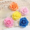 20 Pcs 7cm Foam Rose Head Artificial Flowers For Wedding Party Home Decor DIY Crafts Simulated Rose Accessories