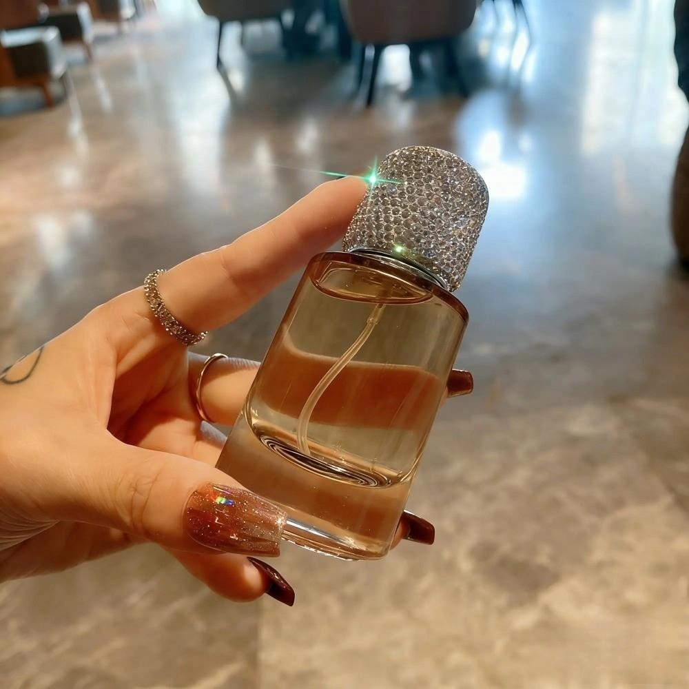 30ML Glass Perfume Atomizer Exquisite Rhinestone Oil Diffuser Bottle Perfume Dispenser  Home Decor