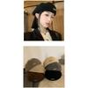 Mei Mary Black beret - women's spring/autumn versatile fashion knit beanie