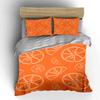 Orange Citrus Fruit Bedding Set Bedding Duvet Cover Set Duvet Cover Pillowcases (1 * Duvet Cover 2 * Pillowcases, Without Duvet Insert)