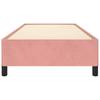Pink Bed Frame 80 x 200 cm Velvet