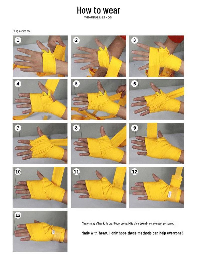 Jiuri Mountain Cotton Hand Wraps: Sweat-Absorbent Bandages for Adult Boxing