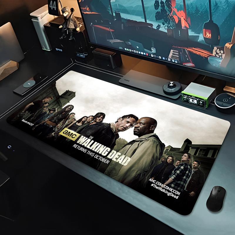 Tappetino per Mouse Grande Gamer Armadietto Tastiera PC Tappetino per Scrivania 900x400 The W-Walking D-Dead MousePads Accessori Gaming per Laptop Mousepad Xxl