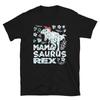Mama T-Rex Blumenmuster Lustiges Dinosaurier Tyrannosaurus T-Shirt