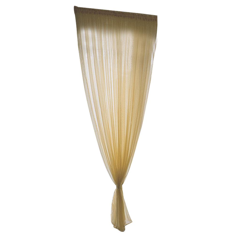 Simple Style Polyester Window Voile Tulle Curtain Sheer Panels Bedroom Living Room DecorPurple