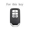 For Honda Accord EX EXL Civic Crv Hrv Pilot Ridgeline 2016 -2018 Pocketor 4 Buttons TPU Car Remote Key Fob Cover Case