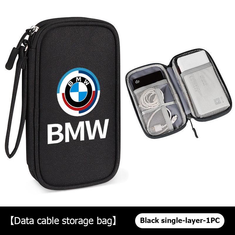 

Car Styling Digital Storage Bag Oxford Cloth Cable Tools Travel Purse For BMW M Sport M2 M3 M4 M5 M6 E46 E90 E60 F10 F20 E87 X3