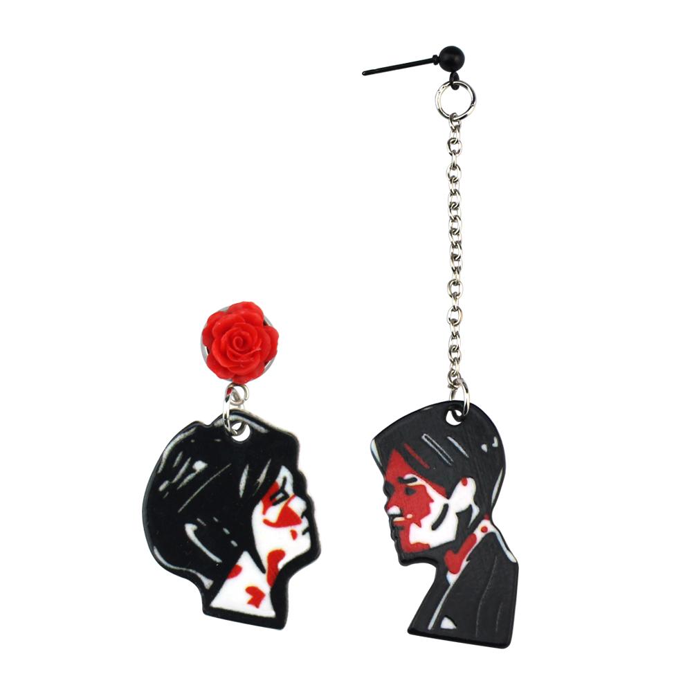 Rock Band My Chemical Romance Necklaces Cosplay MCR Stainless Steel Guitar Pick Pendant Necklace Cos Accessories Christmas Gifts 6