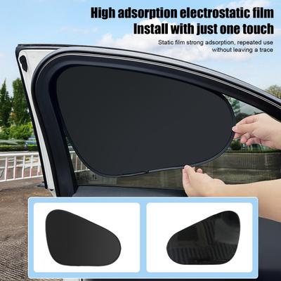 2/4Pcs Car Window Shades UV Rays Sun Protection Heat Blocking Privacy Protection Universal SUV Truck Automotive Front Rear Window Glass Sun Shield