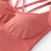 Sutiã Esportivo Feminino Respirável de Secagem Rápida para Mulheres Plus Size Fino Roupa Íntima para Corrida Estilo Yoga Cruz Lindo Top Regata para as Costas