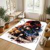 Personalized Crystal Velvet Carpet,Demon Slayer Custom Printed Name, Plush Area Rug For Home Indoor Decor