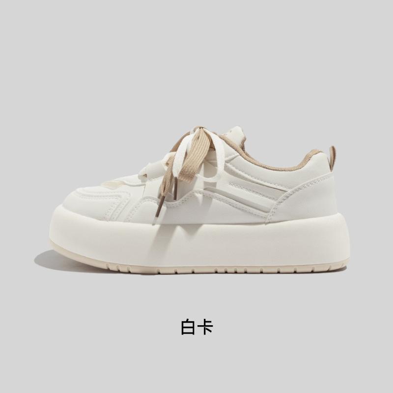 Ugly cute leather 22 autumn new board shoes casual sports shoes 35
