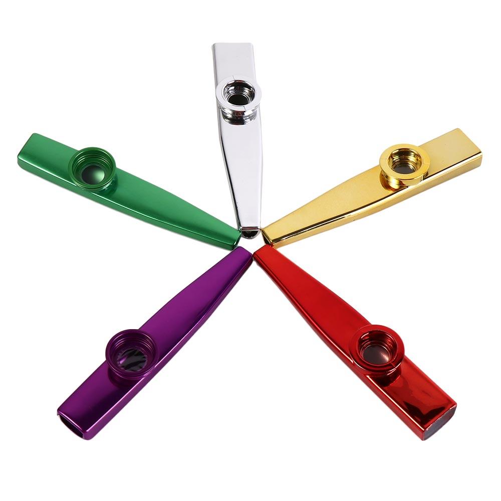 Instruments Diaphragm Mouth Kazoos Aluminium Zinc Zinc Alloy Musical Instruments Flutes  Kids Party Gift
