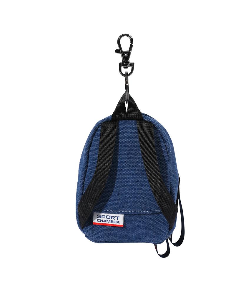 SPORT CHAMBER Sc Mini Backpack Keychain (Navy)