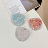 Mobile Phone Airbag Bracket Paste Creative Rhinestone Magnetic Suction Portable Epoxy Glitter Sequined Heart Ring