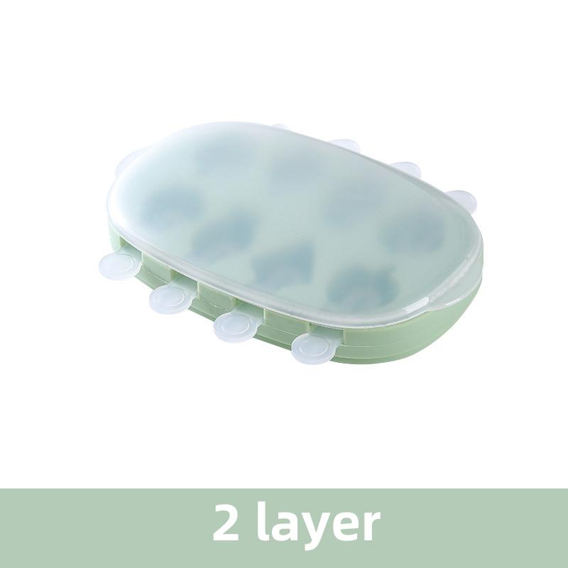 Poröse Früchte Eis Silikonform mit Deckel Ananas Erdbeerform Schokolade Süßigkeiten Geleeform Eiswürfel Zubereitungsset Geschenke