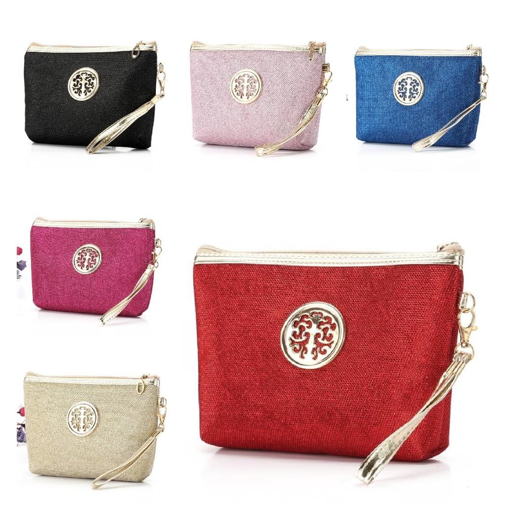 Klassische Reise-Kosmetiktasche, stilvolle, tragbare Make-up-Aufbewahrungstasche