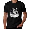 Merle Sheltie Tshirt Graphic Print Short Sleeve Tshirt