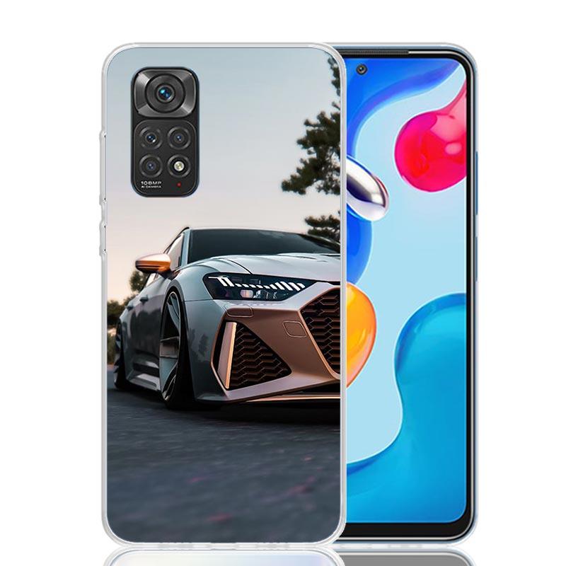 Super Car For A-Audis R-S Sport Phone Case For Xiaomi Redmi Note 15 14 13 12S 12 Pro Plus 11S 11E 11 11T 10S 10 Art Soft Pattern