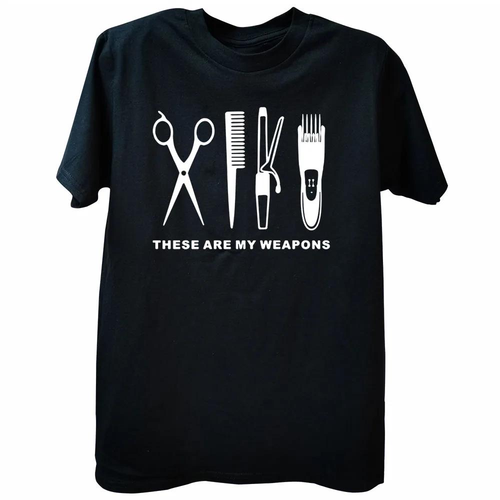 Heartbeat of Hairdresser T Shirt Short Sleeve Funny Barber Scissors Hair Stylist Graphic Harajuku Hip Hop Streetwear T-shirt