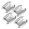 For Ford Bronco Sport   4Pcs Silver ABS Car Exterior Door Handle Bowl Cup Cover Guard Trim Case Accessories Chrome