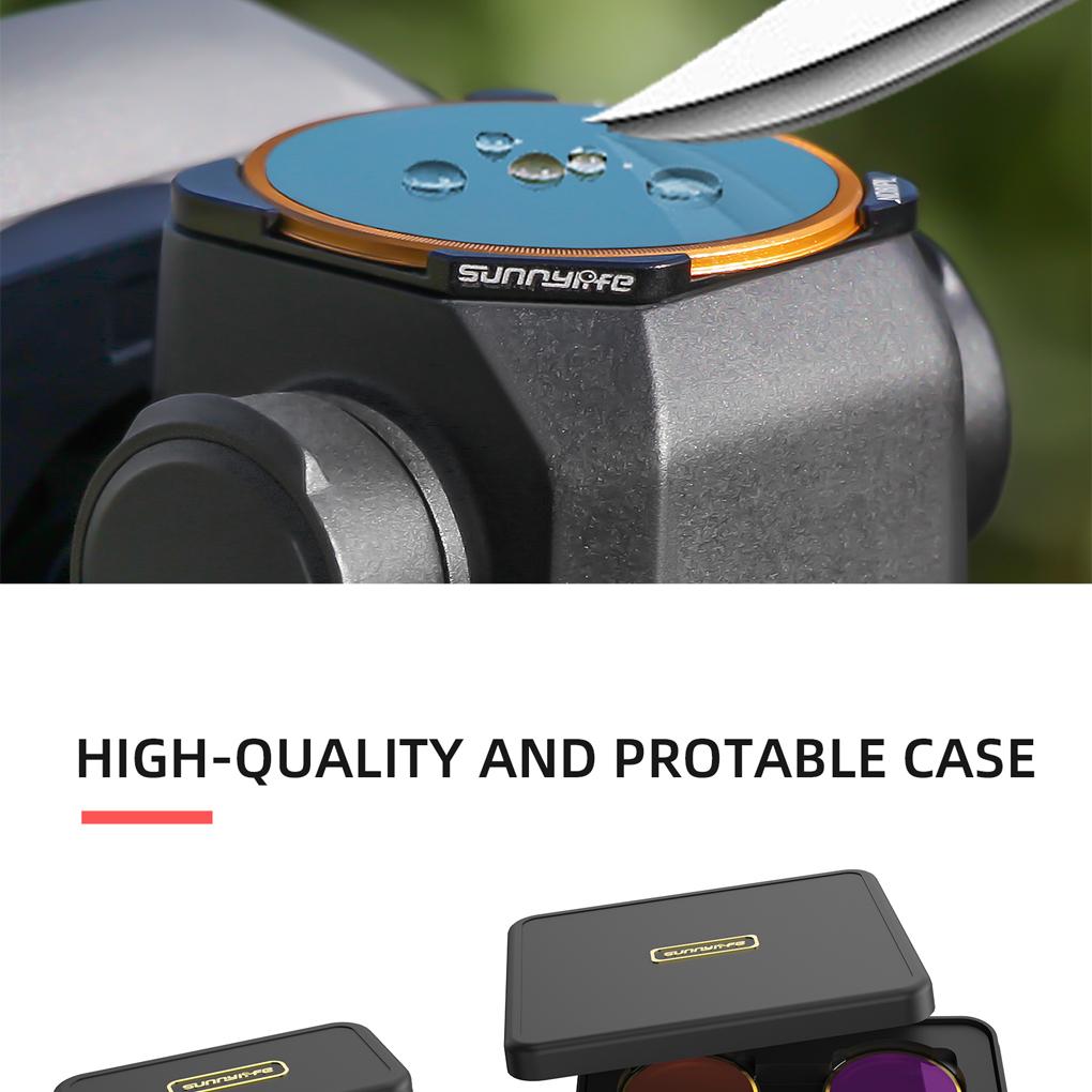 Camera Filter Lens Waterproof Professional Drone Lenses Aircraft Supplies Photography Replacement for 3