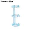 3-1Pcs 3/5Holes Loose Leaf Binders Book Rings Translucent Binding Spines Combs Snap Split for DIY Diary Notebook School Supply