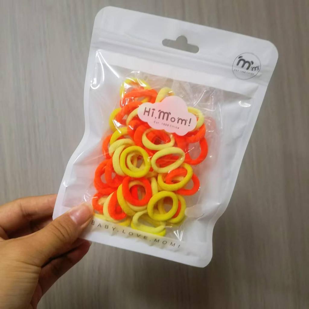 Dopamine Color Hair Ties for Kids: High Elasticity, Gentle On Hair, Canned for Convenience