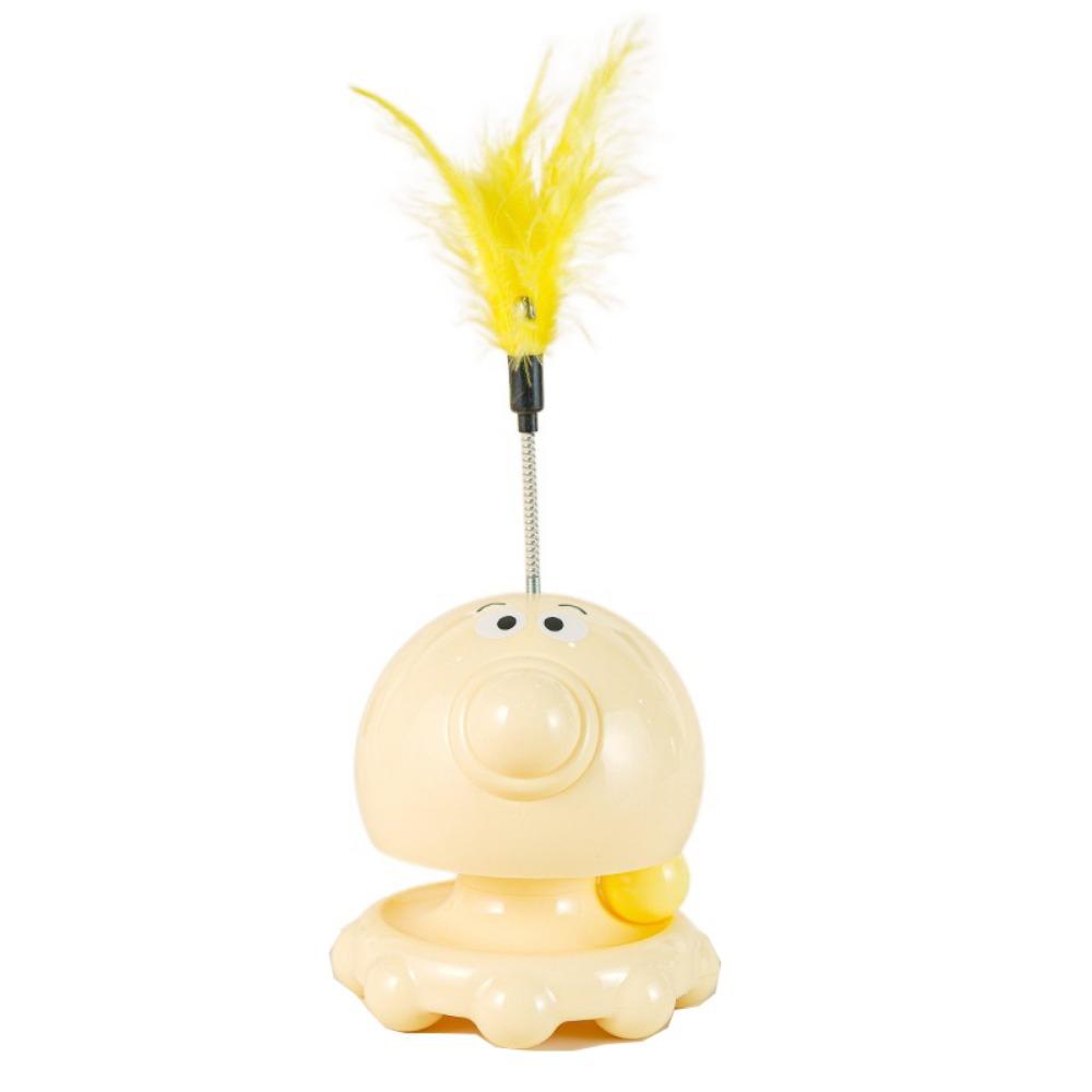 

Самоудовлетворение Смешная кошачья дразнилка Игрушка Катящийся мяч Кошки Интерактивный роллер Кошачья вращающаяся башня В помещении жёлтый