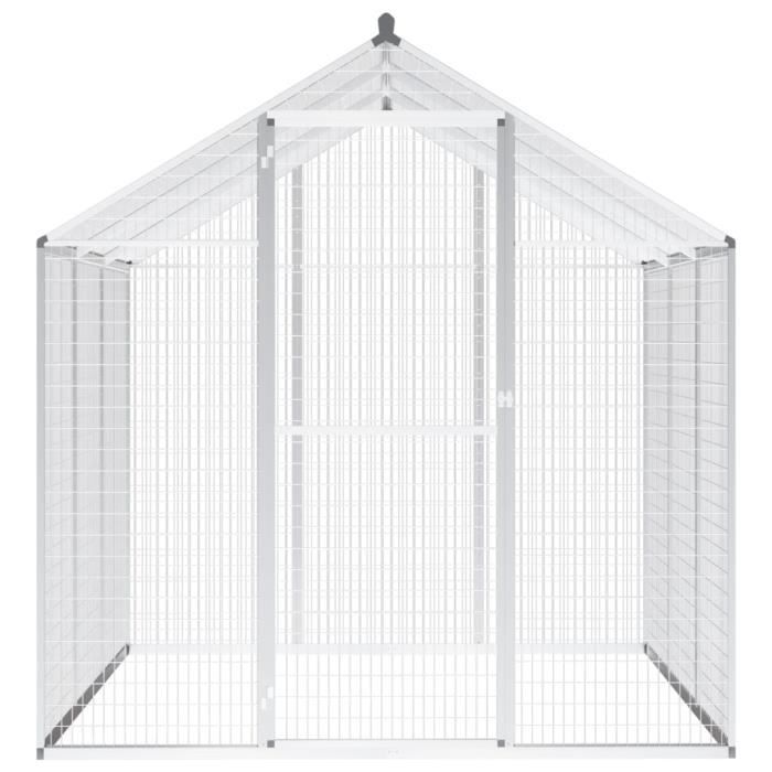 VidaXL Volière d'extérieur Aluminium 183 x 178 x 194 cm