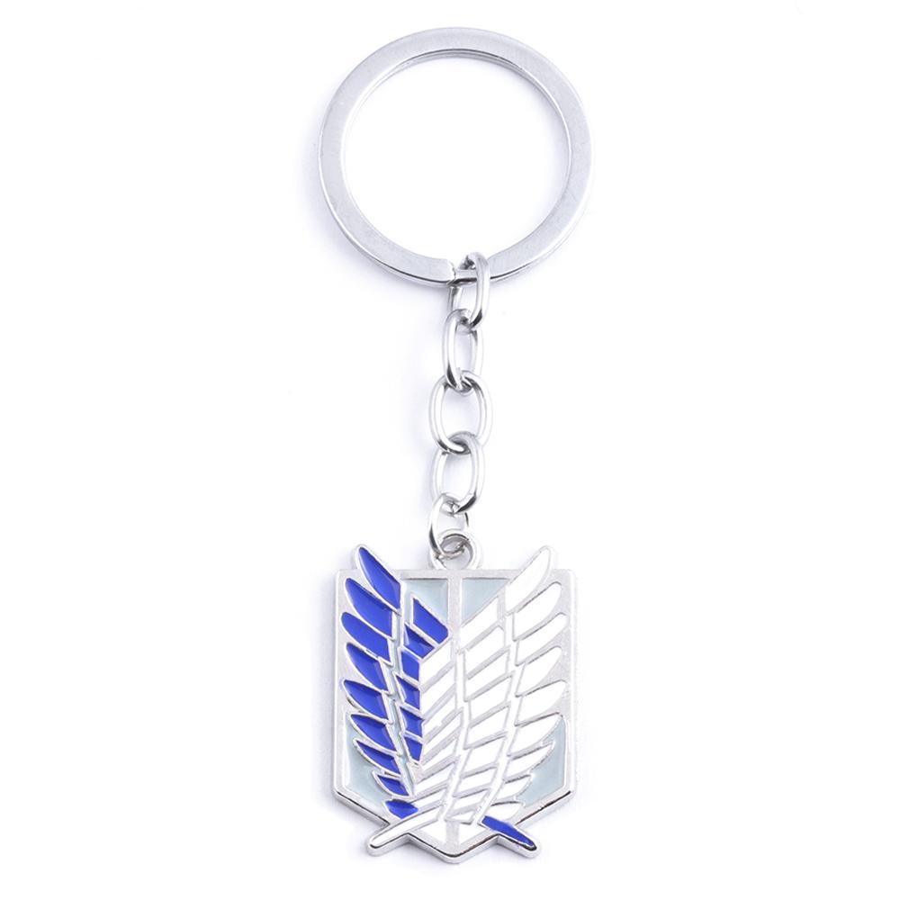 Anime Attack on Titan Halskette Shingeki No Kyojin Wings of Freedom Survey Sword Punk Halskette für Frauen Männer Cosplay Schmuck Geschenk